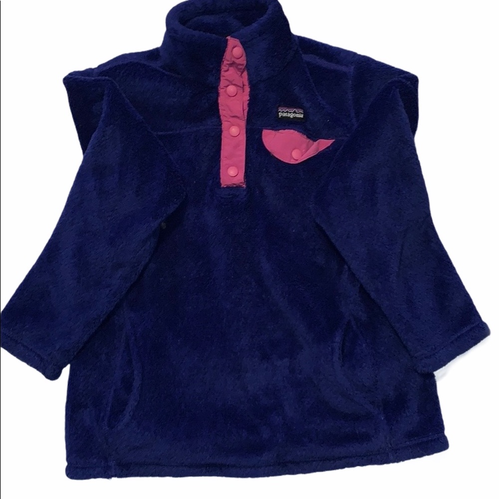 Patagonia Fleece Pull Girls Pullover Size 10